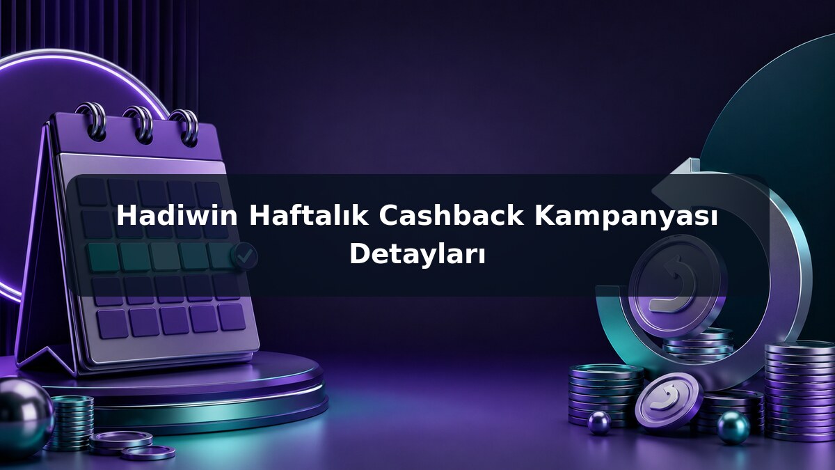 Hadiwin Haftalık Cashback Kampanyası Detayları görsel rehberi