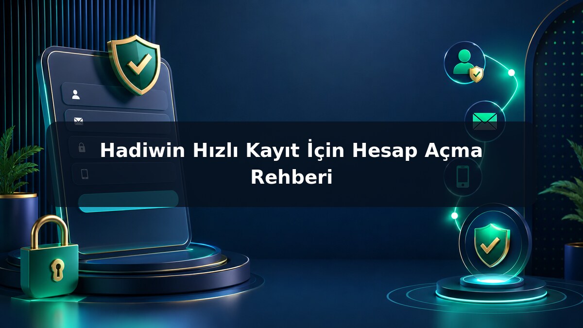 Hadiwin Hızlı Kayıt İçin Hesap Açma Rehberi görsel rehberi